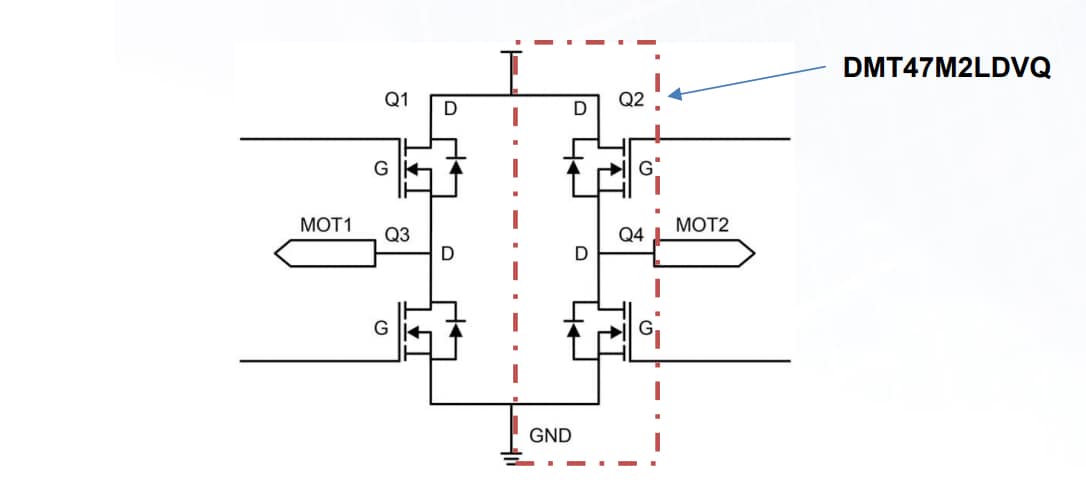 Diodes Incorporated DMT47M2LDVQ Dual N-Channel Enhancement-Mode MOSFET